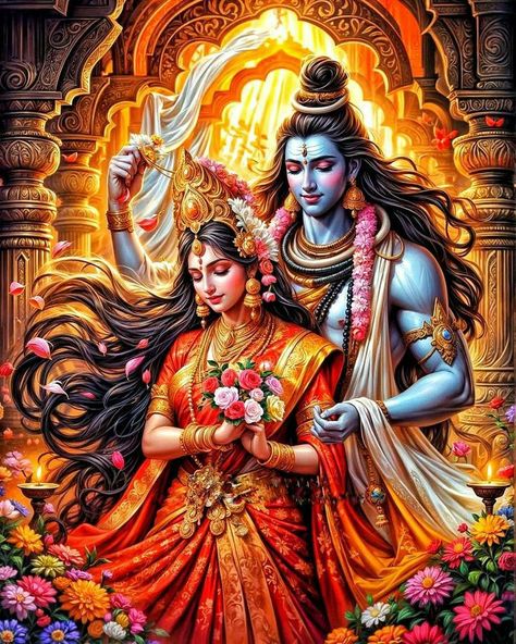 Mahadev Pravati, Parvati Drawing, Shiv Bhakt, Mahadev Parvati, Hindu Statues Goddesses, God And Goddess, Best Bollywood Movies, Childhood Photography, Shiv Parvati