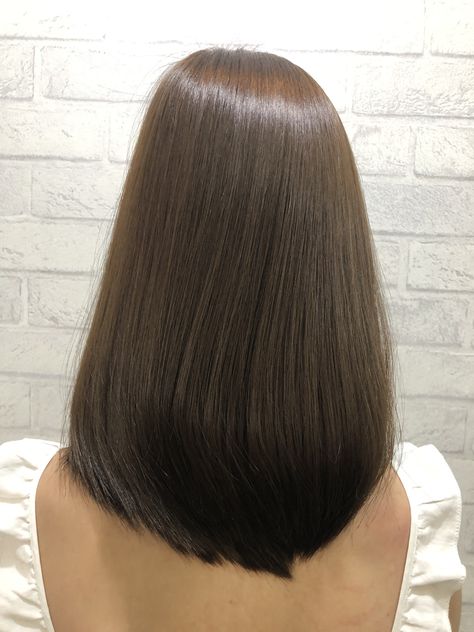 Silky Short Hair, Dense Hair, Long Hair Images, Straight Hair Cuts, Long Silky Hair, Asian Short Hair, Front Hair Styles, Short Straight Hair, Haircuts For Medium Hair