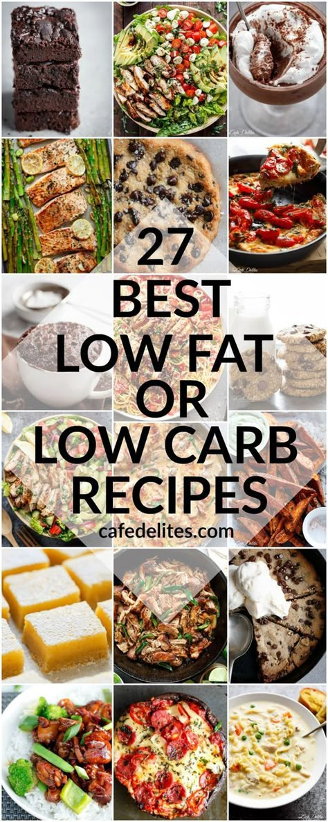 Low Fat Low Carb, Low Carb Low Fat Recipes, Nice Recipes, Resep Diet, Carb Free, Low Cholesterol, Low Fat Diets, Diet Vegetarian, Low Carbohydrates