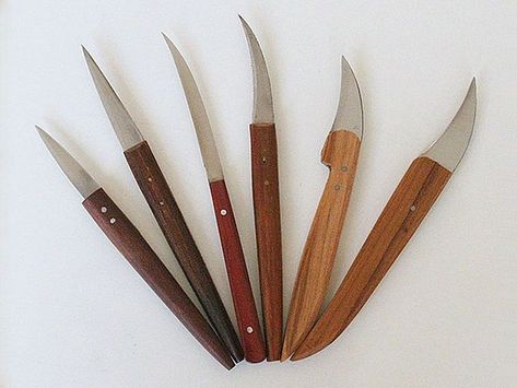 Carving Knives, Whittling Knife, Diy Knife, Karambit Knife, Chip Carving, Woodworking Hand Tools, Wood Carving Tools, Carving Knife, Homemade Tools