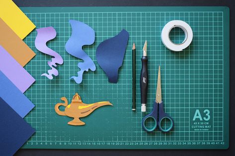 Paper Layering Art Tutorial, Arabian Invitations, Felt Illustration, Classroom Art Display, Layering Art, Paper Art Tutorial, Paper Quilling Tutorial, Disney Canvas Art, Cartoon Paper