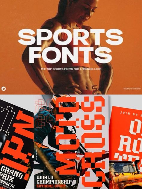 When you're tackling a sports related design project, finding the ideal sport font can make all the difference. With YouWorkForThem's Top Sports Fonts list, you'll have access to a diverse selection of fonts, including baseball fonts, athletic fonts, and unique fonts for jerseys. No matter what you're seeking from a bold football font to a captivating basketball font, or even a sleek soccer font, this collection has it all. Athletic Fonts, Football Fonts, Baseball Font, Sports Fonts, Decorative Fonts, Sports Graphics, Free Sport, Sport Design, Brand Fonts