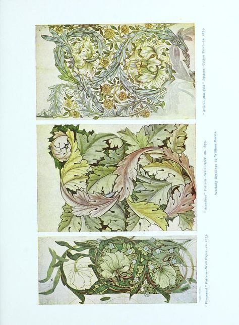 Decorative art of William Morris and his work : Day, Lewis Foreman, 1845-1910 : Free Download, Borrow, and Streaming : Internet Archive Ancient Tiles, Ornamental Border, William Morris Patterns, Decoupage Tissue Paper, Day Lewis, William Morris Art, Decorative Art, Rare Books, Book Photography