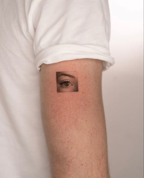 Eye Roll Tattoo, Lovers Eye Tattoo, Pair Of Eyes Tattoo, Eye Elbow Tattoo, Eyes Tattoo Men, Girlfriend Eyes Tattoo, Isaiah Tattoo, Eyes Tattoo Ideas, Eye Tattoo Realistic