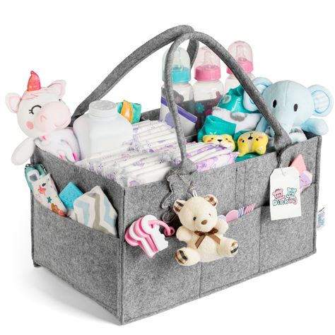 Are you a busy super mom on the go? ️  Our handmade diaper caddy tote was made especially for busy moms who need easy access to all their baby essentials! Features: XLarge Size & 8 Large Side Pockets - (8 ½" x 15 ½" x 9 ½") Larger than any mommy caddy you will find on the market! Minimalist Teddy Design - Beautiful gender neutral gray that will match any nursery! Hand stitched teddy bears under both sides of handles. Comes with removable teddy bear keychain to match! Lightweight, and made of dur Diaper Caddy Gift Basket, Caddy Gift Basket, Nursery Storage Baskets, Diaper Organizer, Nursery Baskets, Mens Bag, Diaper Organization, Toy Storage Bins, Diaper Caddy