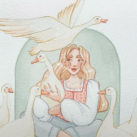 The Goose Girl, Shannon Hale, Wild Swans, Art Adventure, The Goose, Beauty In Art, Blue Fairy, Fairy Book, S Art