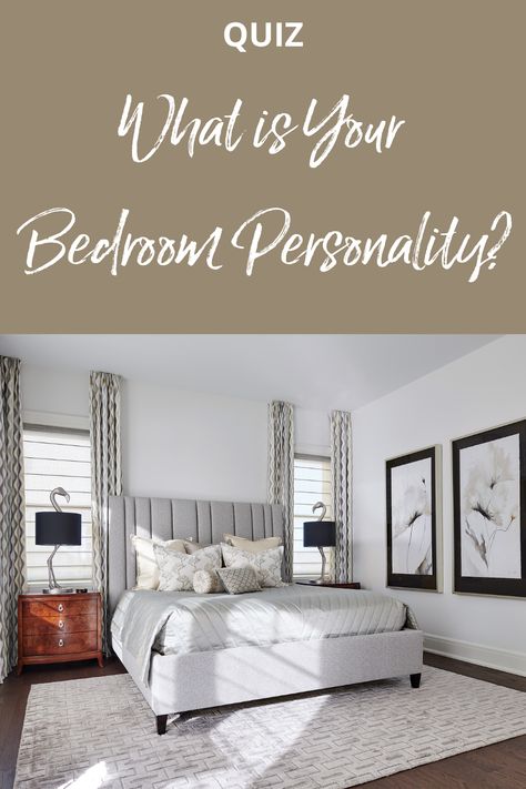 Take our quiz to find out your bedroom personality, to help create a tranquil and comfortable space. Which Bedroom Would You Choose, Different Room Aesthetics Types, Decor Styles Types Of Interior Quiz, Different Bedroom Styles, What Is My Interior Design Style Quiz, What’s My Decorating Style Quiz, What Is My Aesthetic Quiz, Sensory Bedroom, Uquiz.com Quizzes Love