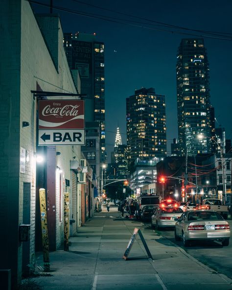 The Gutter Bar vintage sign in Long Island City, Queens, New York Rail Transport, Bar Vintage, Long Island New York, Island City, Queens New York, Hotel Motel, White Car, Long Island City, Posters Framed