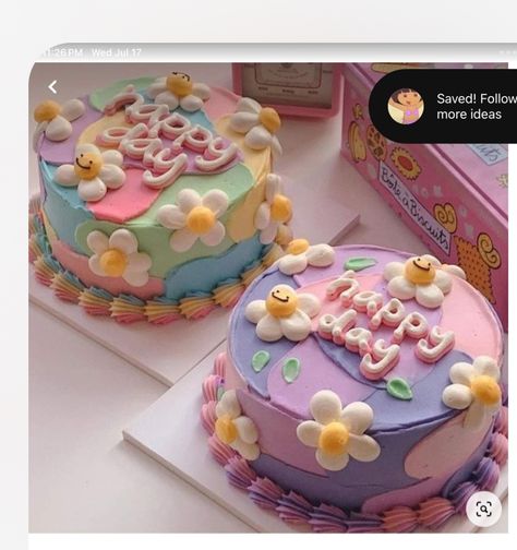 Kue Disney, Cakes Pretty, Cake Cute, Pastel Cupcakes, Funny Birthday Cakes, Mini Cakes Birthday, Cute Baking, Creative Birthday Cakes, Seni Dan Kraf