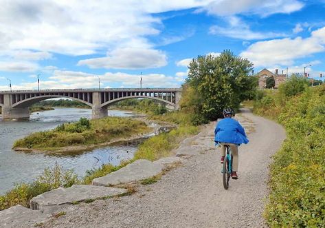 Brantford Ontario, Contest Ideas, Bicycle Trail, Lake Michigan Beaches, Bike Touring, Michigan Beaches, Furniture Manufacturing, Park Trails, Cycling Route