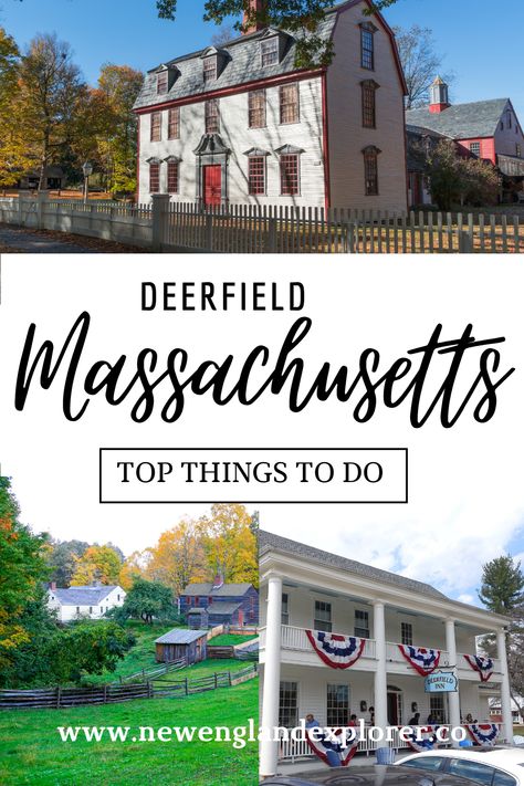 You’ll find plenty of things to do in Deerfield MA including visiting a living history museum of colonial America, having fun at Yankee Candle Village, and partaking in numerous activities for children. Cape Ann Massachusetts, Northampton Massachusetts, Rockport Massachusetts, Gloucester Massachusetts, England Travel Guide, England Summer, Massachusetts Travel, New England Road Trip, Historic New England