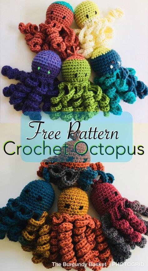 #crochetoctopus Octopus For Preemies, Octopus Project, Crochet Pikachu, Preemie Octopus, Knit Amigurumi, Amigurumi Octopus, Preemie Crochet, Octopus Crochet Pattern, Repeat Crafter Me