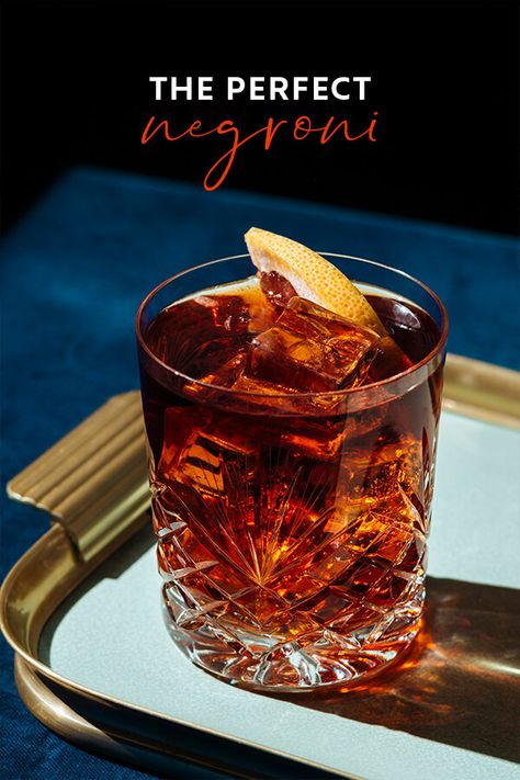 Cocktail: The perfect Negroni — Craft Gin Club | The UK's No.1 gin club Americano Recipe, Cocktails To Make At Home, Classic Gin Cocktails, Negroni Recipe, Special Drinks, Italian Cocktails, Best Gin, Gin Cocktail Recipes, Craft Gin