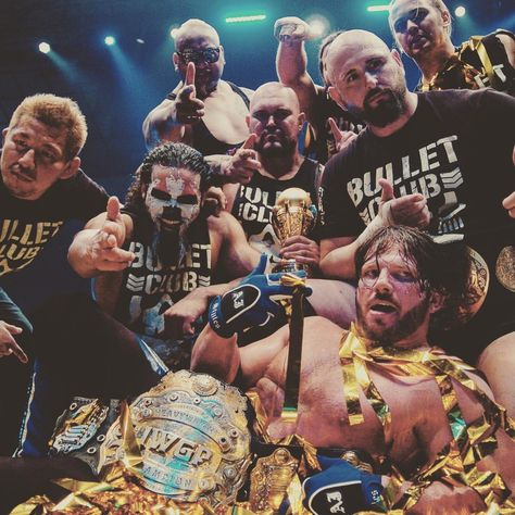 Anniversary #tbthursday #2014 #bulletclub Bullet Club Logo, Mysterio Wwe, Japanese Wrestling, Bullet Club, Ufc Boxing, Wrestling Posters, Young Bucks, Japan Pro Wrestling, Wrestling Stars