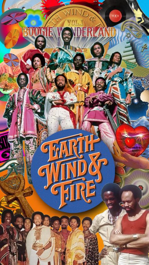 Earth Wind And Fire, Rainbow Vinyl, Earth Wind & Fire, Earth Wind, Rainbow, Vinyl, Orange, Red, Blue