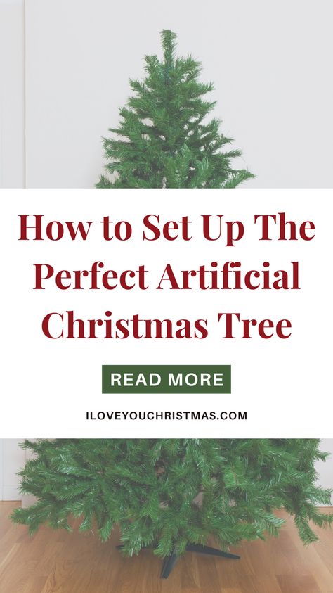 Follow these steps to set up an artificial christmas tree that looks as good as the real thing. Fake Christmas Tree Hacks, Christmas Tree Guide, Collapsible Christmas Tree, Fake Christmas Trees, Artificial Christmas Trees, Christmas Tree Set, Artificial Trees, Artificial Tree, The Switch