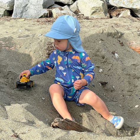 Baby's first time at the beach? We've got their outfit covered! 🌞 Our One-Piece UV Swimwear starts from 6 months, with easy diaper changing access built in! Wear with our Gro-With-Me Sun Hats, with sizes for the littlest babies and built in adjustable drawstrings to fit them as they grow. Or choose a Sun Soft Baby Cap, designed so your babies can take naps without any toggles in the way. And for little walkers, don't forget to keep little feet protected in our flexible Water Play Shoes, s... Kids Sun, Play Shoes, Baby Cap, Water Play, Soft Baby, Outdoor Kids, Outdoor Wear, Walkers, Baby Soft