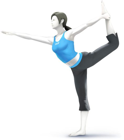 Wii Fit Trainer - Super Smash Bros. for 3DS and Wii U Smash Bros Wii, All Yoga Poses, Female Trainers, Wii Fit, Party Characters, Wii Console, Smash Brothers, Super Smash Brothers, Nintendo 3ds