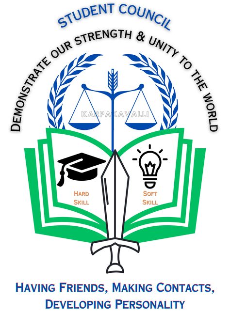 Logo For Student Council, Logo For School, Book Knowledge, Unity Logo, Har Mahadev, Student Council, Banner Background, How To Make Logo, Soft Skills