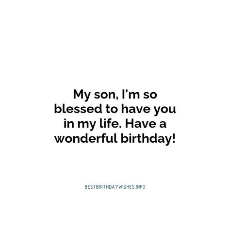 Birthdays are a special occasion to honor and celebrate the special bond between a mother and her son. As a mom, it is a unique opportunity to express... | # #BirthdayWishes Check more at https://www.ehindijokes.com/birthday-wishes-for-son-from-mom/ Birthday Wishes For Son From Mom, Son's Birthday Wishes From Mom, Wishes For Son From Mom, For Son From Mom, Heartfelt Birthday Wishes, Birthday Wishes For Mother, Birthday Wishes For Son, Birthday Wishes For Myself, Mother Birthday