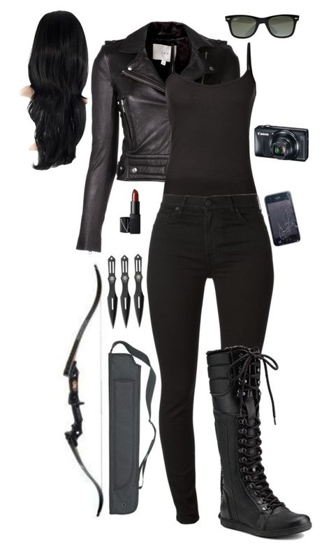 Women Assassin Outfit, Casual Assassin Outfit, Girl Assassin Aesthetic Outfits, Warcore Outfits Girl, Badass Outfits For Women, Archer Outfit, Supernatural Hunter Outfit Female, Combat Clothes, Marvel Inspired Outfits