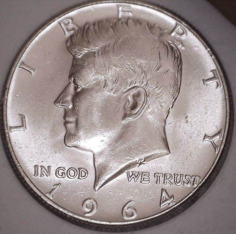 1964 Kennedy Half Dollar Value: How Much is it Worth Today? 2 Dollar Bill Value, Silver Dollar Coin Value, Silver Coins Worth, How To Clean Coins, Dollar Coin Value, Silver Dollar Value, Valuable Wheat Pennies, Old Coins Price, Money Value