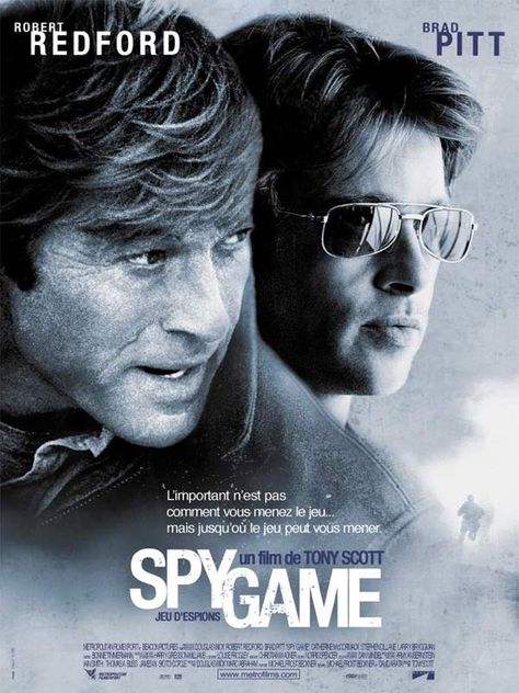 Can we talk about my Brad Pitt problem and how good this movie is? Catherine Mccormack, French Movie Posters, Spy Film, Tony Scott, Spy Games, French Movies, People Of Interest, Robert Redford, Movies And Series