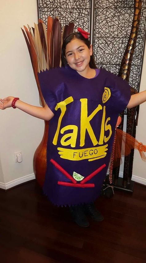 Takis Costume Taki Chips Costume, Chip Costume, Food Halloween Costumes, Food Halloween, Hot Halloween, Costume Bags, Hot Halloween Outfits, Food Costumes, Couples Halloween