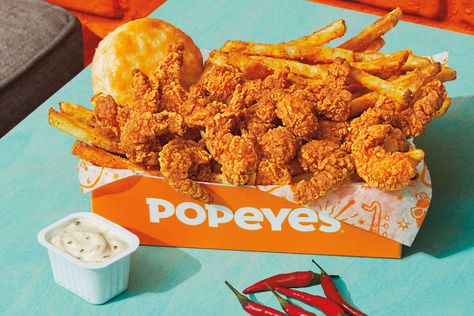 Forget About Chicken Because Popeyes Has Spicy Shrimp Now Popeyes Shrimp, Light Shrimp Recipes, Popeyes Fries, Grilled Fish Recipes, Popeyes Chicken, Popcorn Shrimp, Crispy Shrimp, Shrimp Recipes Healthy, Garlic Butter Shrimp