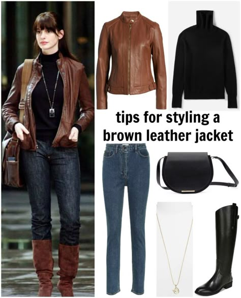 Womens Brown Leather Jacket Outfit, How To Wear A Brown Leather Jacket, Women Brown Leather Jacket, Dark Brown Moto Jacket Outfit, Brown Leather Jacket Styling, How To Style A Brown Jacket, Brown Leather Moto Jacket, How To Style Brown Leather Jacket, Brown Leather Jacket Outfit Aesthetic