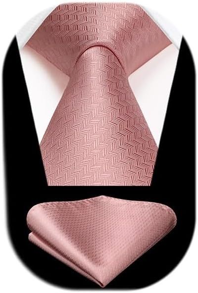 Amazon.com: HISDERN Pink Ties for Men Wedding Blush Tie and Pocket Square Set Rose Gold Silk Neckties Dusty Rose Necktie Handkerchief Mavue Peach Woven Mens Tie : Everything Else Wedding Light Green, Green Ties, Sage Green Tie, Blush Tie, Wedding Blush, Ties For Men, Mens Tie, Green Tie, Gold Silk