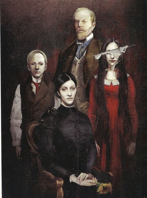 Victoriano's family portrait (HQ vers. on Tumblr) The Evil Within Ruvik, The Evil Within Game, Call Of Cthulhu Rpg, The Evil Within, Call Of Cthulhu, House Portraits, Vintage Poster Art, Ethereal Art, Cthulhu