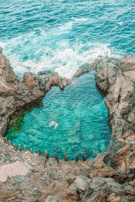 Teneriffe, Canary Islands Spain, Rock Pools, Island Travel, Canary Islands, Spain Travel, Holiday Destinations, Travel Advice, Travel Aesthetic