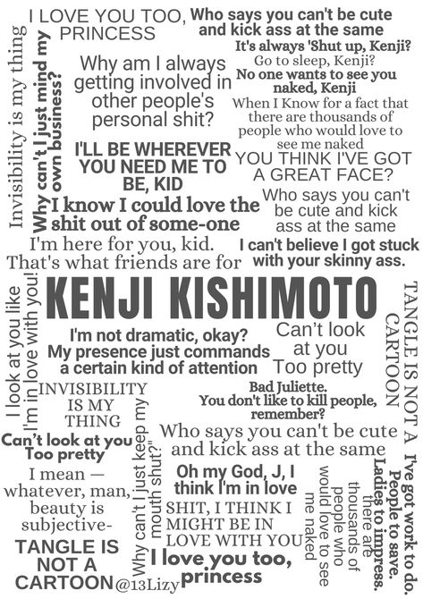 Kenji Kishimoto- shatter me- books- Tahereh Mafi- quotes Kenji Quotes Shatter Me, Shatter Me Lockscreen, Shatter Me Collage, Shatter Me Quotes Kenji, Shatter Me Quotes Book 1, Shatter Me Background, Kenji Aesthetic, Kenji Quotes, Kenji Kishimoto Quotes