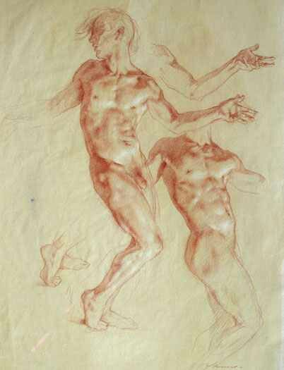 Caravaggio Drawing, Robert Liberace, Master Drawing, Human Figure Drawing, Construction Drawings, Chalk Drawings, Anatomy Drawing, Drawing Artist, Guy Drawing