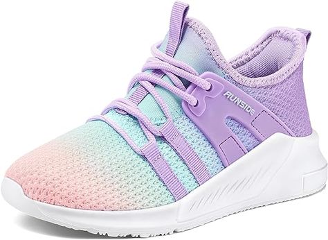 Amazon.com: RUNSIDE Girls Lightweight Sneakers Kids Tennis Sports Shoes Lace-up for Running/Walking, Toddler/Little Kid/Big Kid : Clothing, Shoes & Jewelry Kids Tennis, Shoe Image, Lightweight Sneakers, Lacing Sneakers, Kids Luggage, Kids Sneakers, Big Kids, Workout Clothes, Shoe Laces