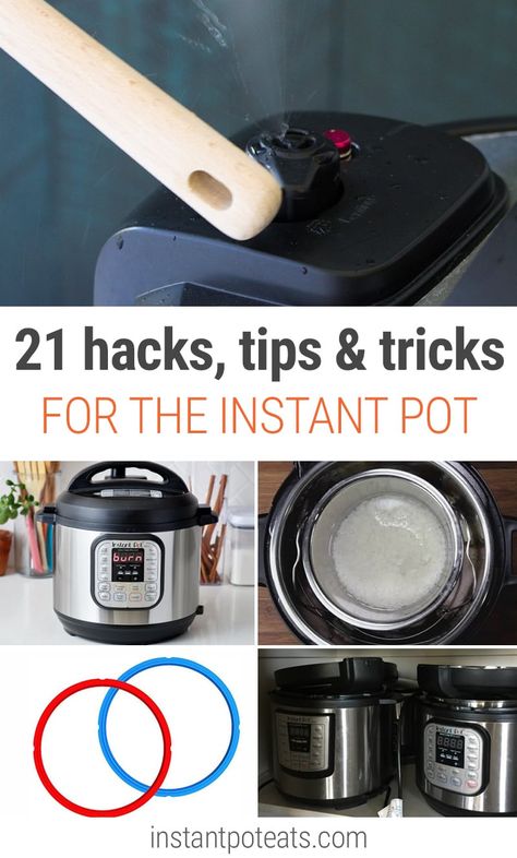 Here are practical Instant pot tips, hacks, tips, and tricks for you to take advantage of and get the best use out of your pressure cooker. Make life a little more convenient from safety matters to avoiding sealing ring odours. #instantpot #instantpottips #kitchentips #cookingtips #cookinghacks #pressurecooker Instant Pot Tips, Instant Pot Veggies, Crockpot Express, Trivets Diy, Hacks And Tricks, Best Instant Pot Recipe, Man Food, Instant Pot Dinner Recipes, Insta Pot