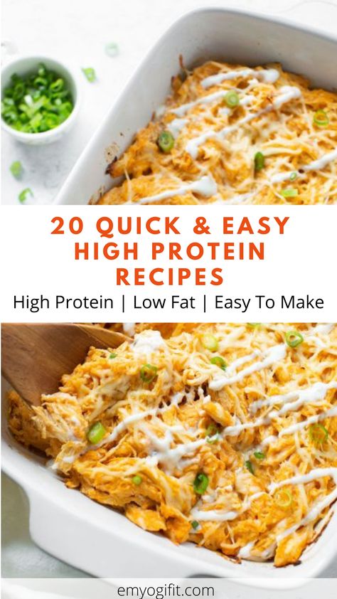 Easy High Protein Recipes, High Protein Recipes Dinner, Easy High Protein Meals, High Protein Meal, High Protein Dinner, Protein Dinner, Protein Lunch, High Protein Meal Prep, Healthy High Protein Meals