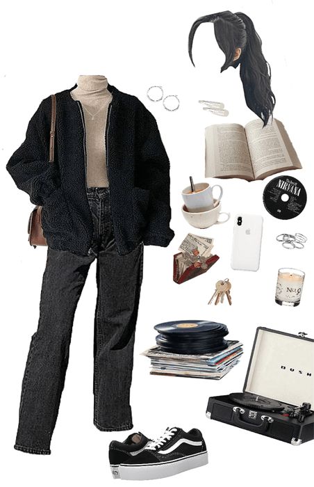 Fall Outfits Pants Women, Vintage Ootd Inspiration, Eric Nam Concert Outfit Ideas, Niche Outfits, Ideas For Rings, Idk Anymore, Tumblr Grunge, Collage Outfits, Academia Outfits