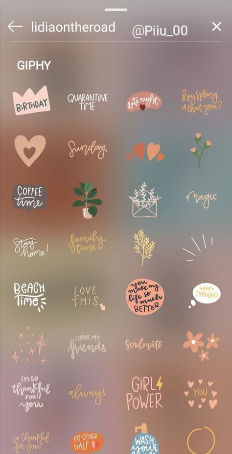 GIPHY Stickers to Style your Instagram Stories with | Girl Power, Gratitude, Floral Inspirations, Self-Love, Coffee, Plants Giphy Stickers, Instagram Stickers, Instagram Editing Apps, Gif Instagram, Instagram Story Filters, Instagram Emoji, Instagram Graphics, Instagram Words, Iphone Instagram