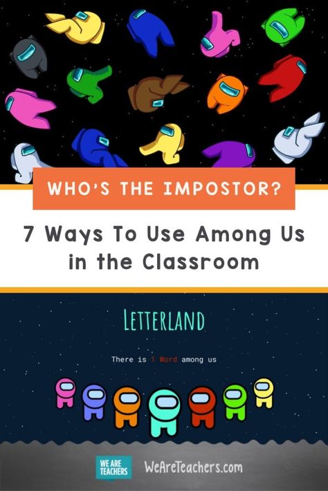 Who’s the Impostor? 7 Ways to Use Among Us in the Classroom Gaming In The Classroom, Among Us Activities For Kids, Among Us Classroom Theme, Among Us Activities, Among Us Classroom, Study Skills Activities, Gamification Education, Study Skills Worksheets, Technology Teacher