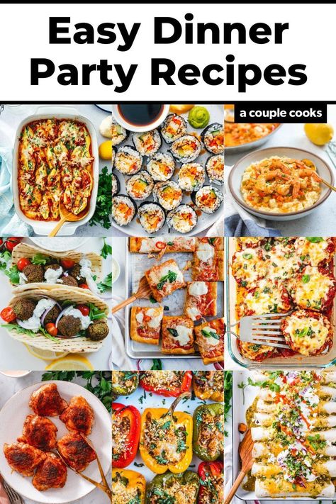 Elevate your dinner parties! Impress your friends and family with these fun and creative dinner party ideas. Discover inspiration for every occasion. Fun Dinner Party Ideas Meals, Guest Dinner Ideas Meals, Easy Dinner Party Recipes, Creative Dinner, Dinner Party Ideas, A Couple Cooks, Fancy Dinner Recipes, Paella Recipe, Couple Cooking