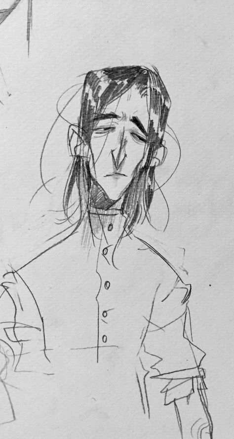 snapeseverus:“a lil tired” Arte Indie, Arte Grunge, 얼굴 드로잉, 캐릭터 드로잉, Severus Snape, Arte Inspo, Arte Sketchbook, Cool Art Drawings, Sketchbook Art Inspiration