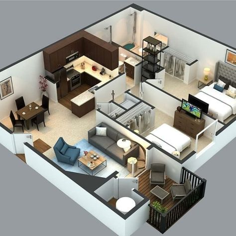 I will create 3d floor plan, interior, exterior and product2D and 3D floor plan VisualizationRespected Buyer!I can design apartment, Shop, villa, booth, hospital, office, restaurant café and bar.I can render bathroom, kitchen, living room, cinema, play area.I can render all type of projects including home, villa, office, industry and much moreThank you for considering out services.Our Services:3D floor plans:If yo Malaysia House, Hanbok Traditional, 3d Floor Plan, 3d House Plans, House Floor Design, Apartment Floor Plans, Home Design Floor Plans, Sims House Plans, House Construction Plan