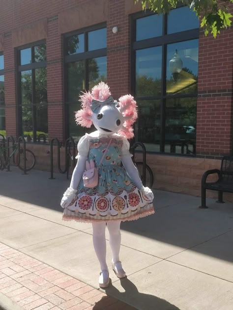 Axolotl Cosplay, Anthro Axolotl, Axolotl Fursuit, Axolotl Fursona, Axolotl Character, Axolotl Costume, Sea Creature Costume, Creature Costume, Axolotl Cute