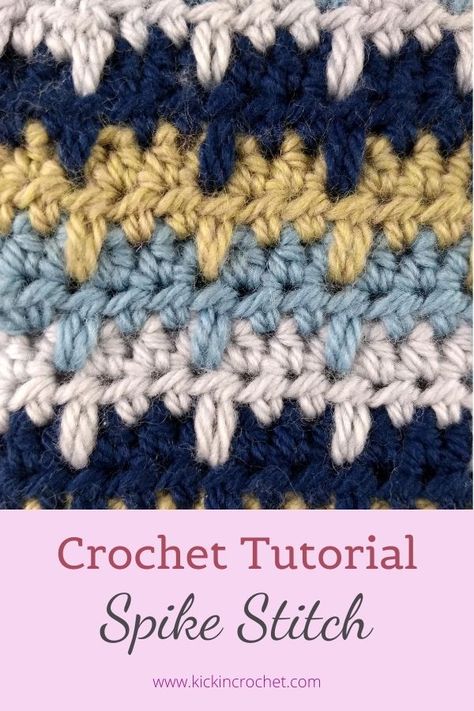 Crochet Spike Stitch, Crochet Baby Booties Tutorial, Spike Stitch, Magic Circle Crochet, Granny Square Patterns, Easy Crochet Hat, Crochet Shell Stitch, Crochet Blanket Designs, Easy Crochet Stitches