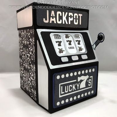 Anything Goes.....Except a Card! Diy Slot Machine, Jackpot Machine, Vintage Slot Machines, Fundraising Games, Lucky Box, Vegas Theme Party, Casino Royale Theme, Jackpot Winners, Vegas Theme