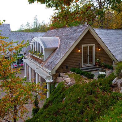 Barrel Dormer Barrel Dormer, Traditional Family Room, Room Addition, Dormer Windows, Metal Roofing, Traditional Exterior, Room Additions, Small Places, Loft Conversion