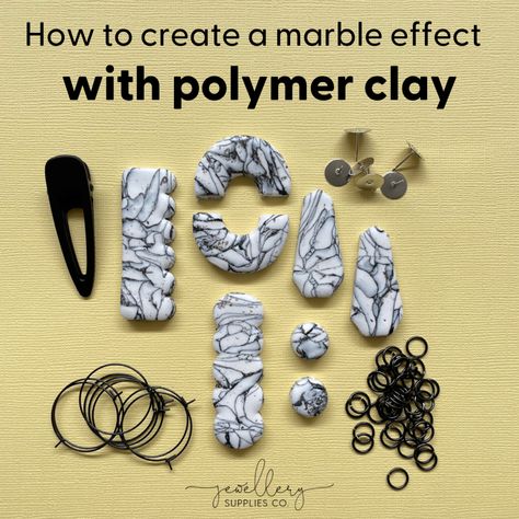 Marbled Polymer Clay Tutorials, Marble Effect Polymer Clay, Polymer Clay Marbling Techniques, Liquid Polymer Clay Jewelry, How To Marble Polymer Clay, Marbling Clay, Polymer Clay Marble Effect, Marble Polymer Clay, Liquid Polymer Clay