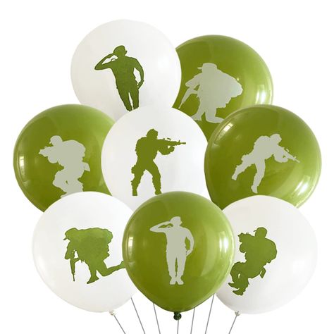 PRICES MAY VARY. Pakage include:You Will Get 40PCS Patriotic Soldier Latex Balloons in 8 Different Styles, 5 Pieces For Each Style. Size: 12inch Material: Latex Good Additions Home Decor: The Patriotic Soldier Latex Balloons Are great for Memorial Day-4th of July Veterans Day Indoor Outdoor Home Party Decor,These balloons are the best idea to welcome soldier military and hero back to home and perfect for celebrating your homecoming party And Military ARMY/NAVY/AIR FORCE/Marine Corps Birthday Par Army Retirement Party Ideas, Army Retirement Party, Flat Tommy, Soldier Party, Deployment Party, Marine Corps Birthday, Army Retirement, Leaving Party, Military Retirement